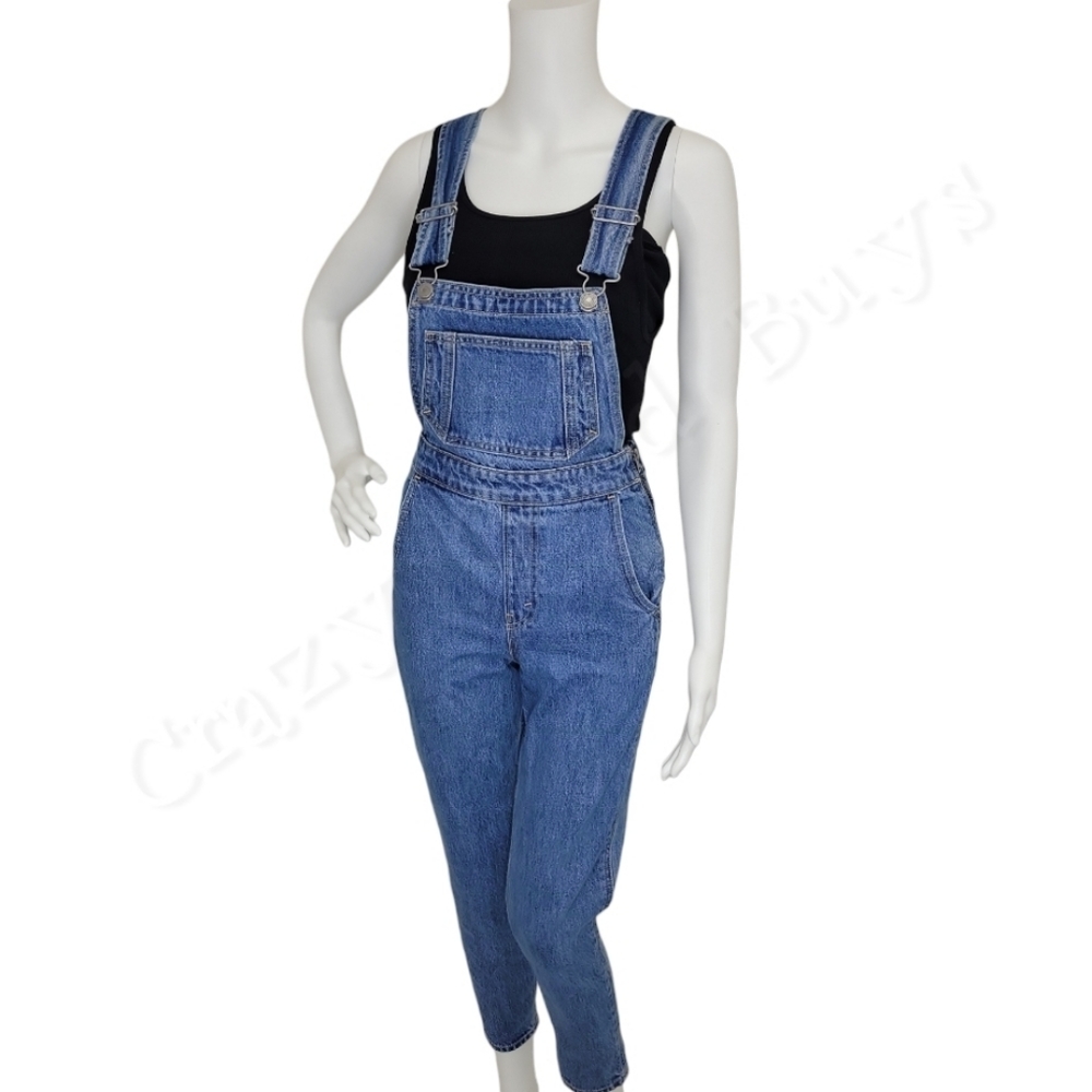 Levi's 577 Denim Jean Overalls 100% Cotton, Size 24, Girl's Large, 12 Slim